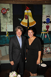Gastronom Michael Käfer, Betriebleiterin Nika Schottenhamel (©Foto: Martin Schmitz)